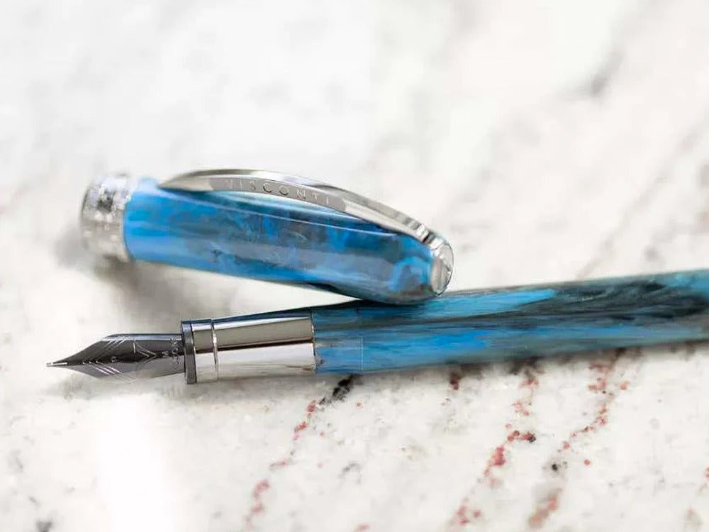 Visconti Rembrandt-S Blue Fountain Pen, Acrylic Resin, KP10-26-FP