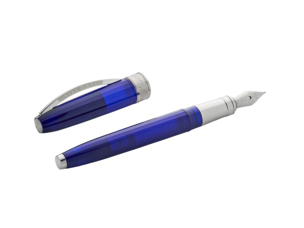 Visconti Michelangelo Fountain Pen, Resin, Blue, KP67-01-FP10