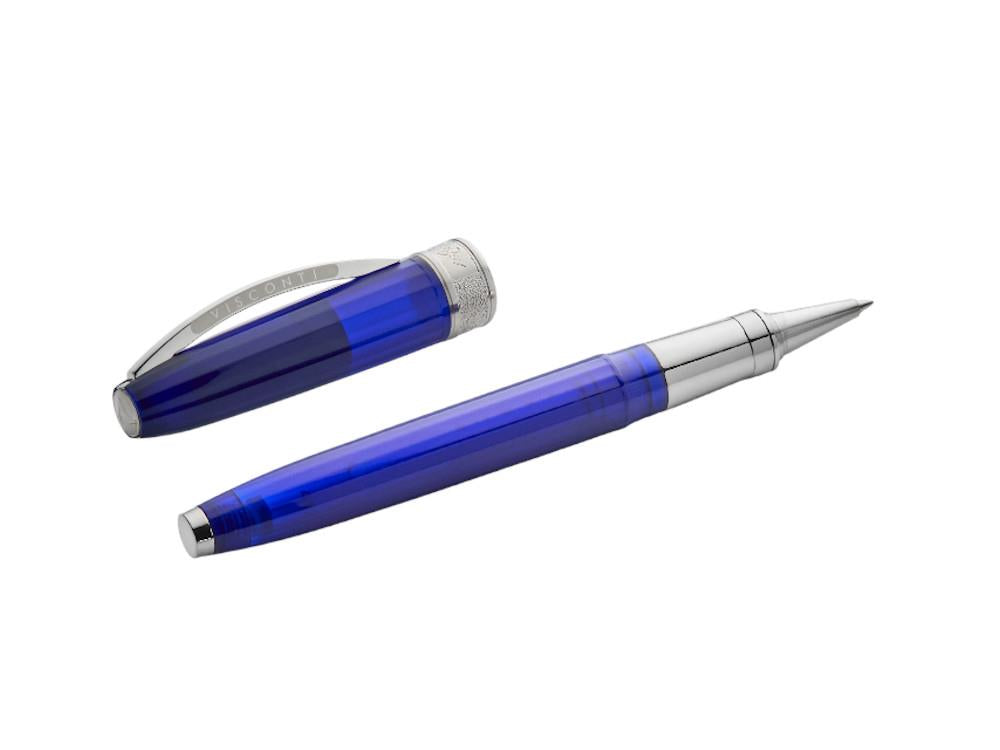 Visconti Michelangelo Rollerball pen, Resin, Blue, KP67-01-RB