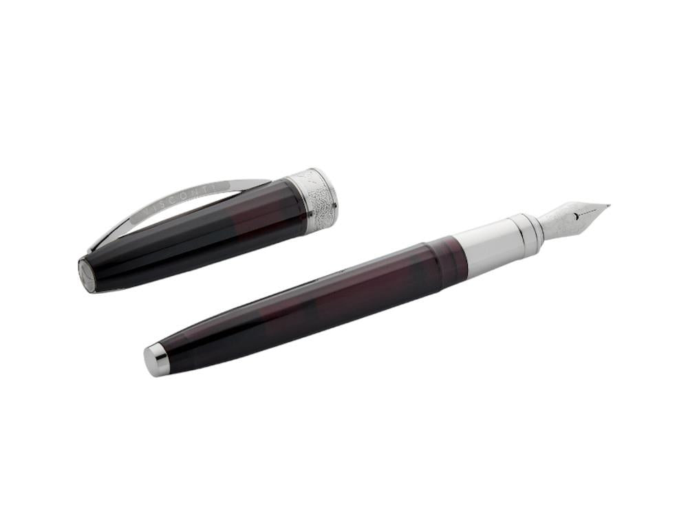 Visconti Michelangelo Fountain Pen, Resin, Black, KP67-03-FP10
