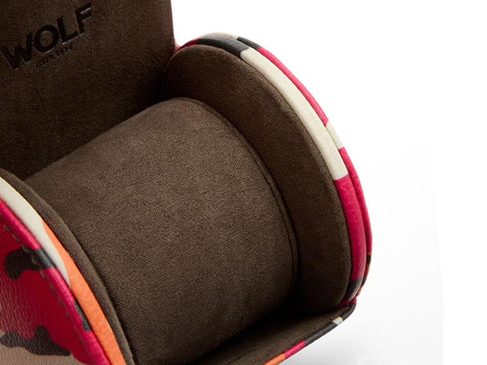 WOLF Elements Fire Watch roll, 1 Watch, Red, Vegan Leather, 665372