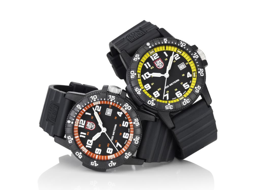 Luminox Sea Turtle Quartz Watch, Orange, CARBONOX™, 44 mm, 10 atm, XS.0329.1