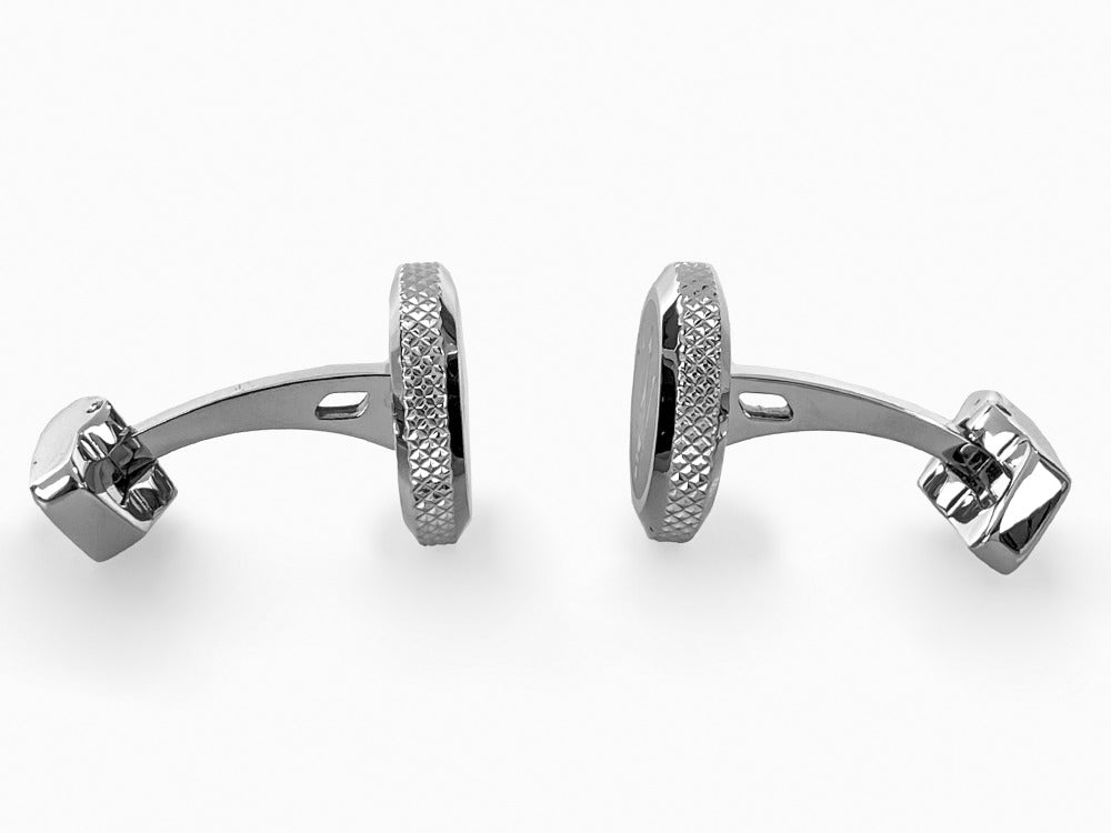 Maserati Gioielli Cufflinks, Steel, Silver, Polished, JM416AIL03