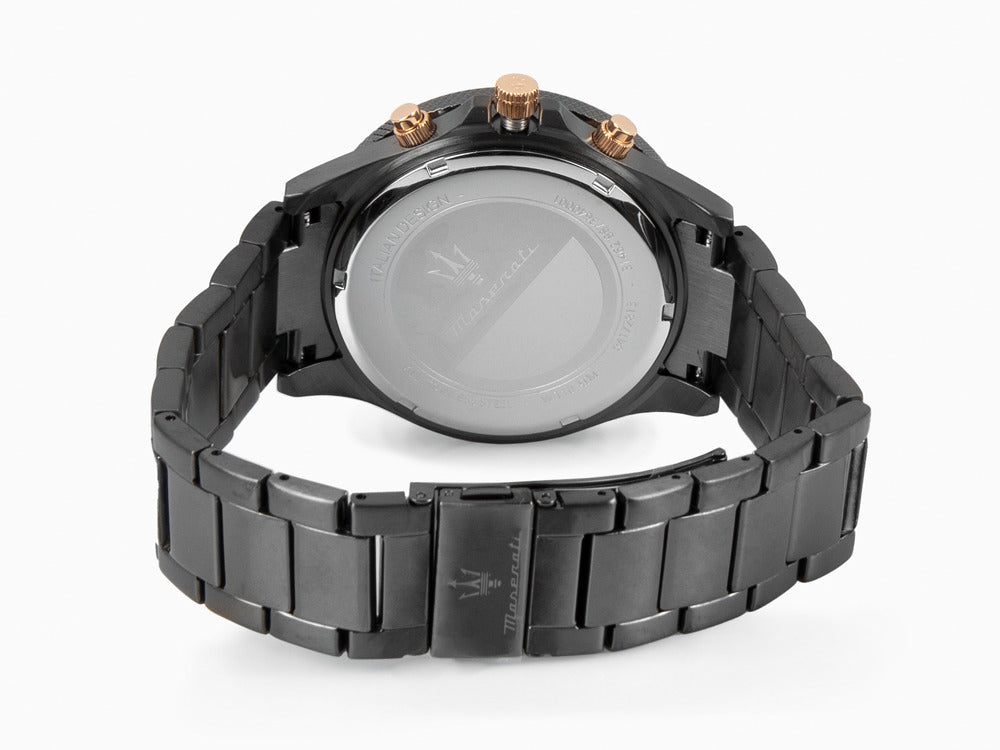 Maserati Sfida Quartz Watch, PVD Gun Metal, Blue, 44 mm, R8873640001