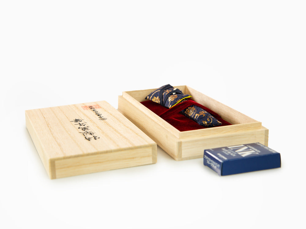 Nakaya Cigar Portable Shu-nurippanashi Fountain Pen , Ebonite, 17mm