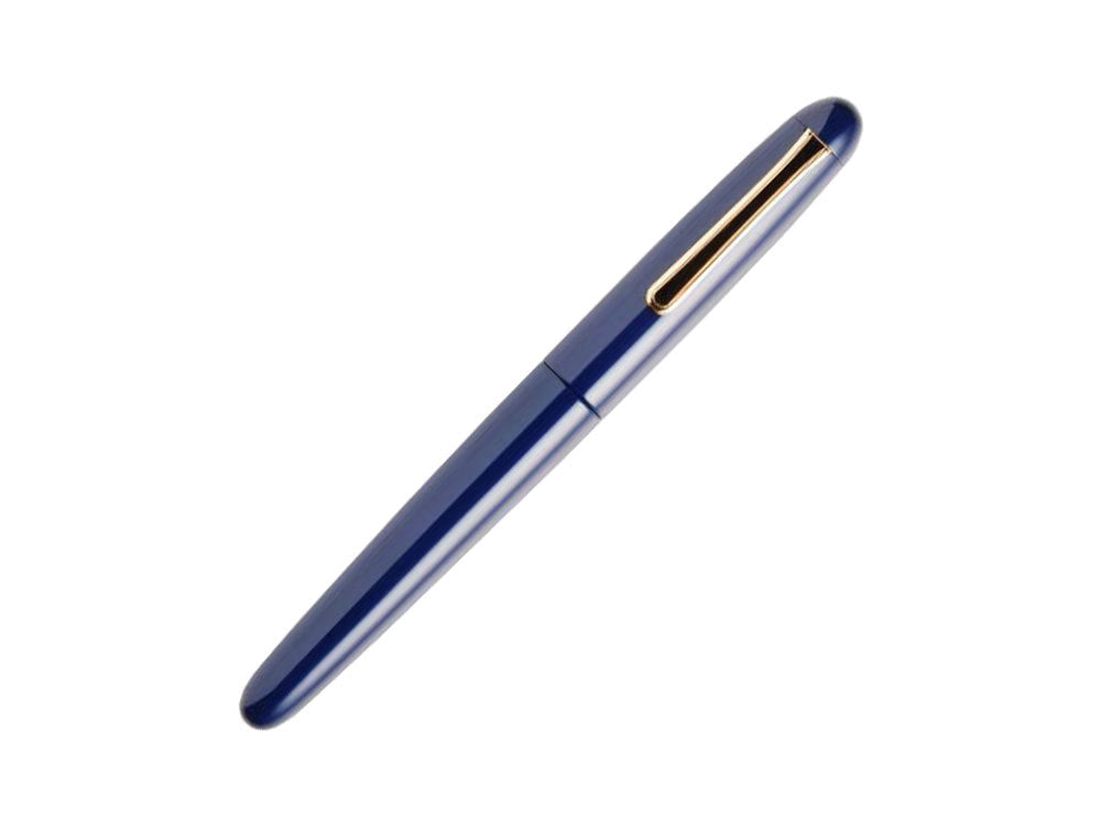 Nakaya Writer Fountain Pen Kikyo, Portable, Ebonite, 14k bicolor nib