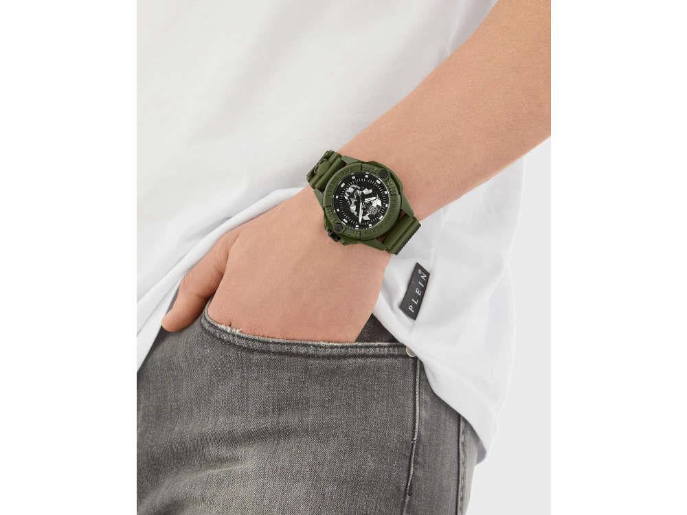 Philipp Plein The Skull Ecoceramic Quartz Watch, Black, 44 mm, PWUBA0423