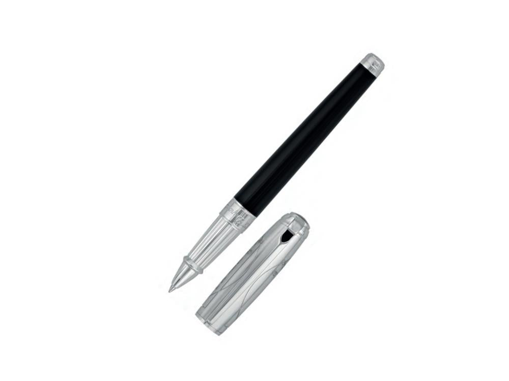 S.T. Dupont Line D Vitruvian Man Animation Rollerball, Black, Palladium, 412039L