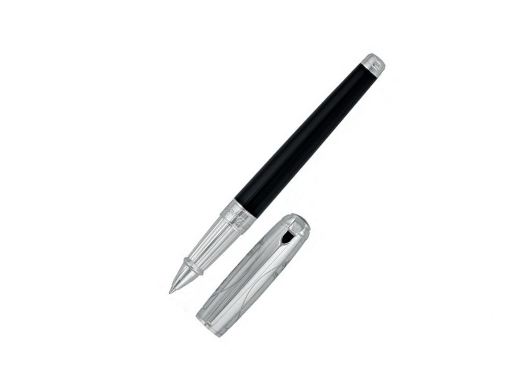 S.T. Dupont Line D Vitruvian Man Animation Rollerball, Black, Palladium, 412039L