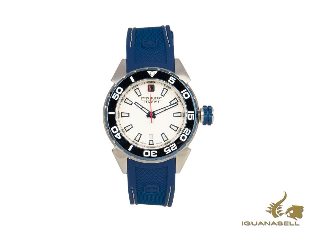 Swiss Military Hanowa Scuba Diver Lady Quartz Watch, White, 6-6323.04.001