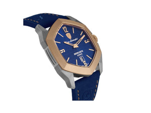 Lamborghini Novemillimetri Blue Automatic Watch, Titanium, 43 mm,TLF-T08-3