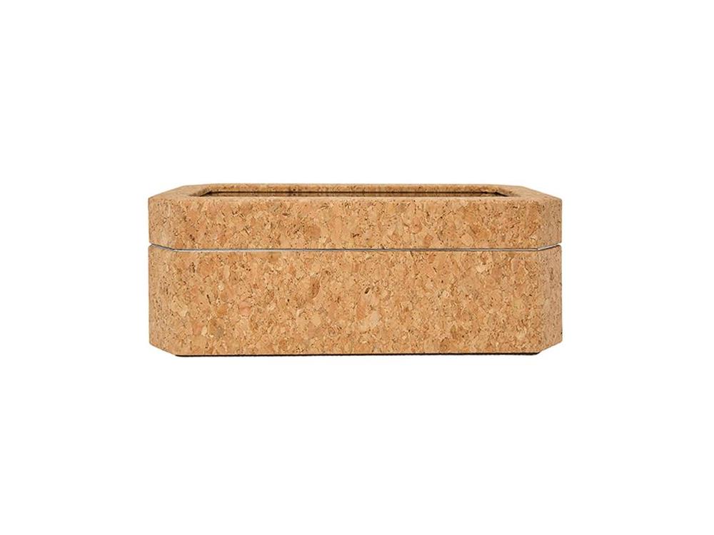 WOLF Cortica Watch box, 4 Watches, Cork, 668261