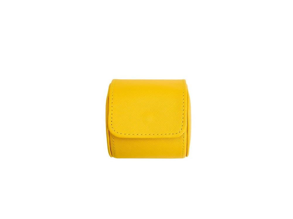 WOLF Tutti Frutti Watch roll, 1 Watch, Yellow, Vegan Leather, 680192