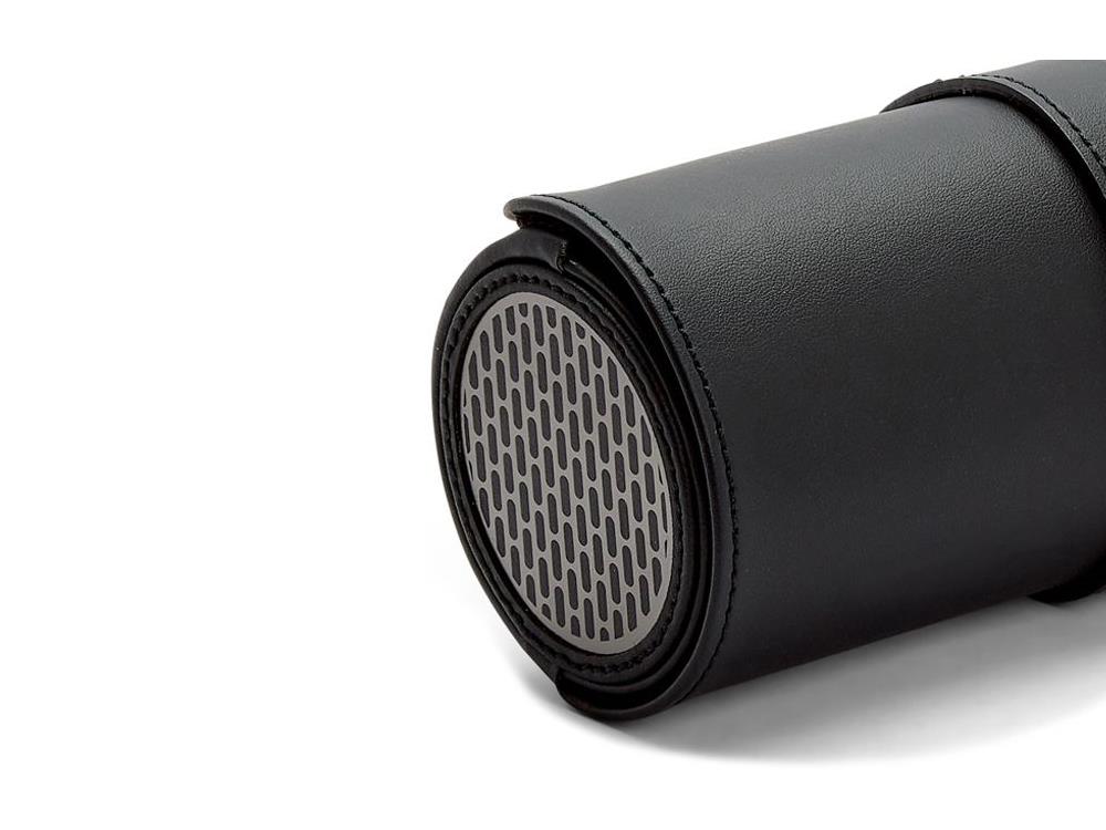 WOLF Axis Watch roll, 3 Watches, Black, Leather, 488403