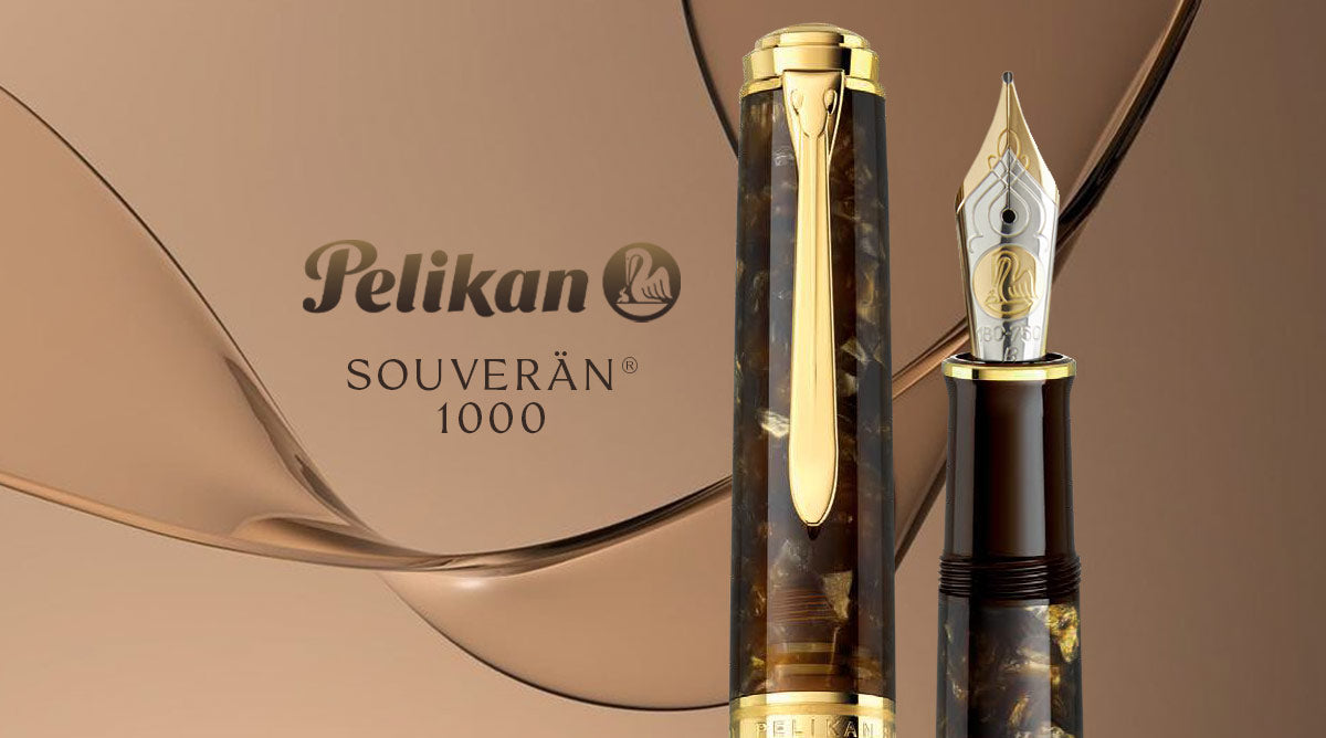 PELIKAN M1000 SOUVERÄN Füllfederhalter FLEXY 18c / 750 EF (Gebraucht