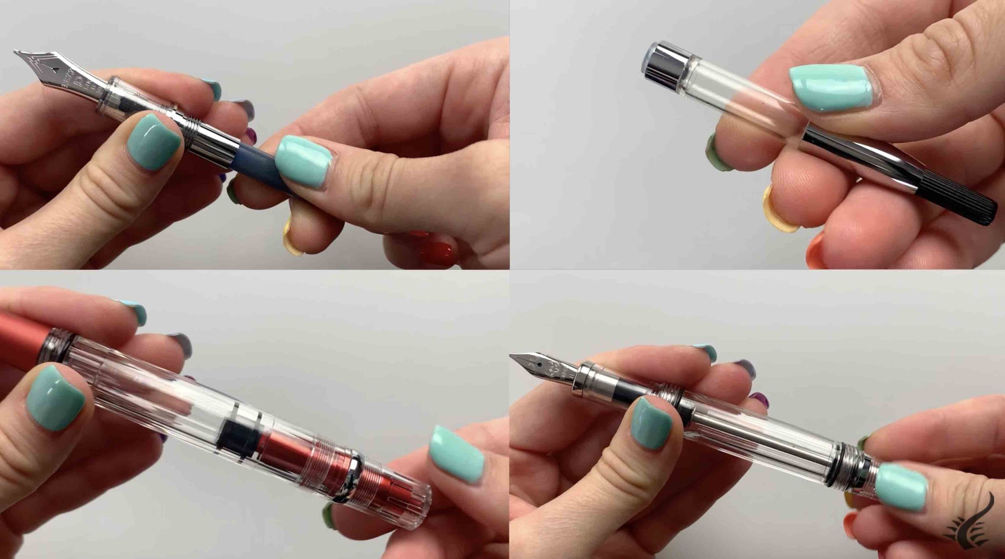 Filling mechanisms of a fountain pen