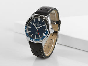 Alpina Alpiner Quartz Watch, Blue, GMT, Day, Black, AL-247NB4E6