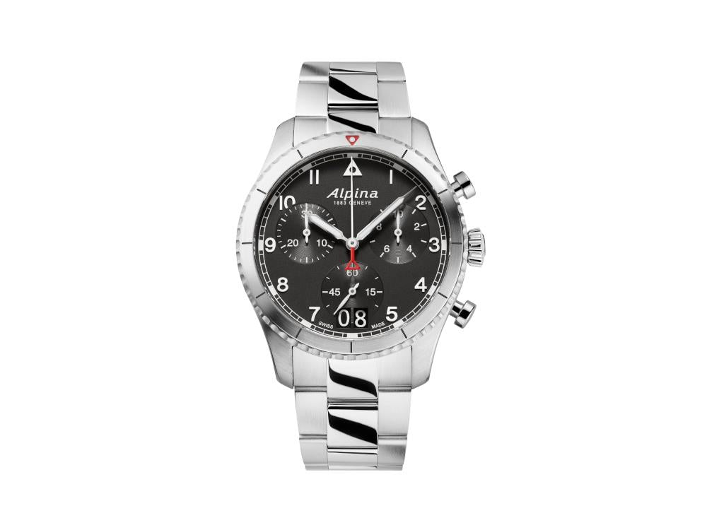Alpina Startimer Pilot Chronograph Big Date Quartz Watch, 41 mm, AL-372BW4S26B