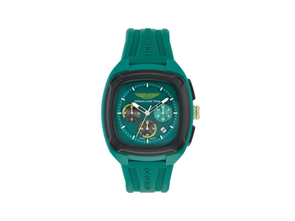 Aston Martin F1 Team Quartz Watch, Green, 44 mm, Chronograph, MTFO1F501