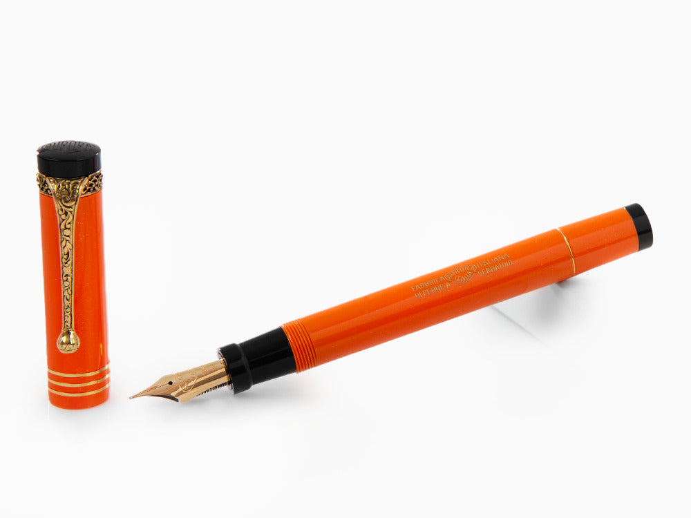 Aurora Internazionale Naranja Arancio Fountain Pen, Limited Ed, 19A-O-FF