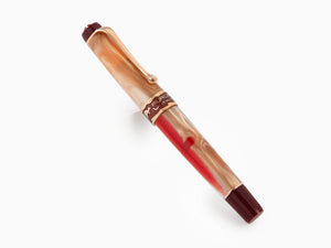 Aurora Oceania Fountain Pen, Limited Ed., Marbled resin, Rose Gold trims