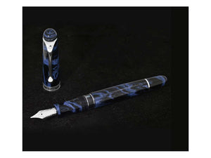Aurora 88 Ebonite Blu Fountain Pen, Limited Edition, 888-CEB