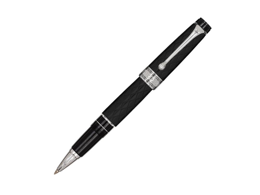 Aurora Optima Rombo Guilloché Rollerball pen, 975-CRBN