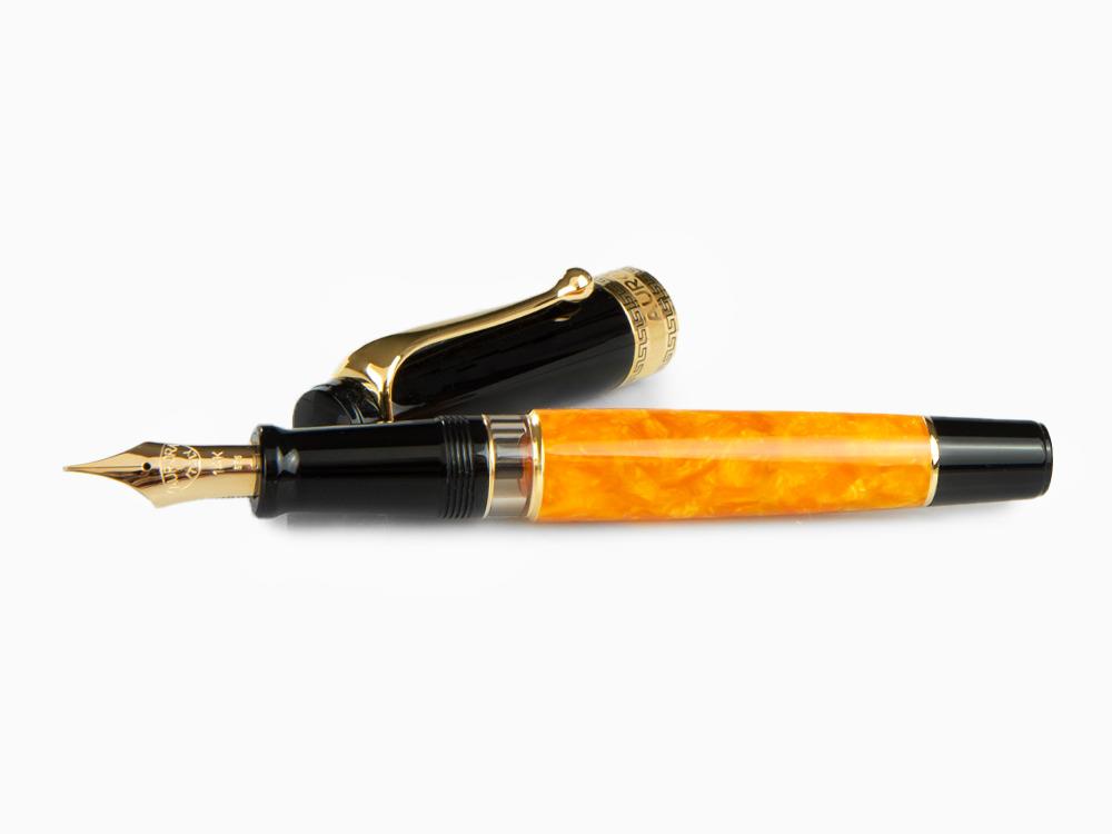 Aurora Optima O' Sole Mio Fountain Pen, Auroloide, Gold, 997-NAO