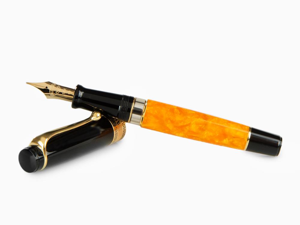 Aurora Optima O' Sole Mio Fountain Pen, Auroloide, Gold, 997-NAO