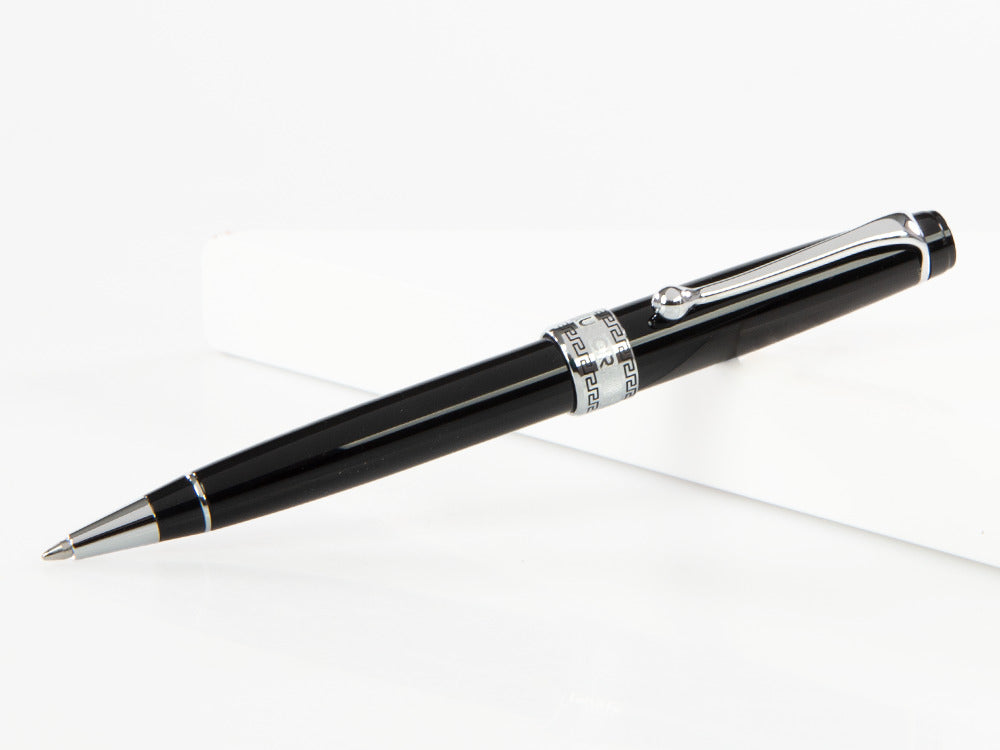 Aurora Optima Ballpoint Pen, Resin, Chrome Trim, 998-CN