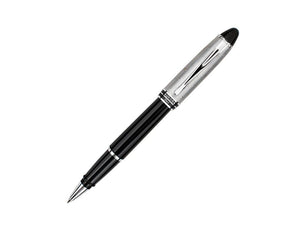Aurora Ipsilon Rollerball pen, Black Resin, Chrome trim, B71CD