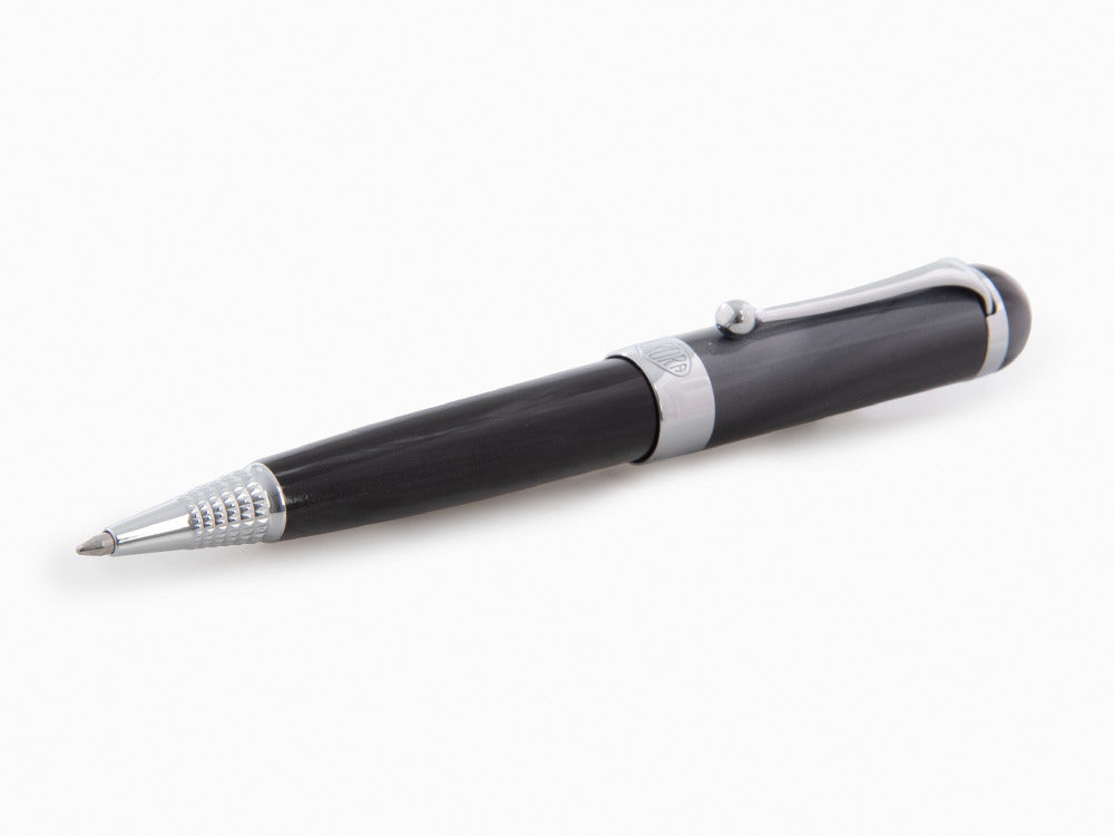 Aurora Alpha Ballpoint pen, Resin, Chrome Trim, Black, H31CN