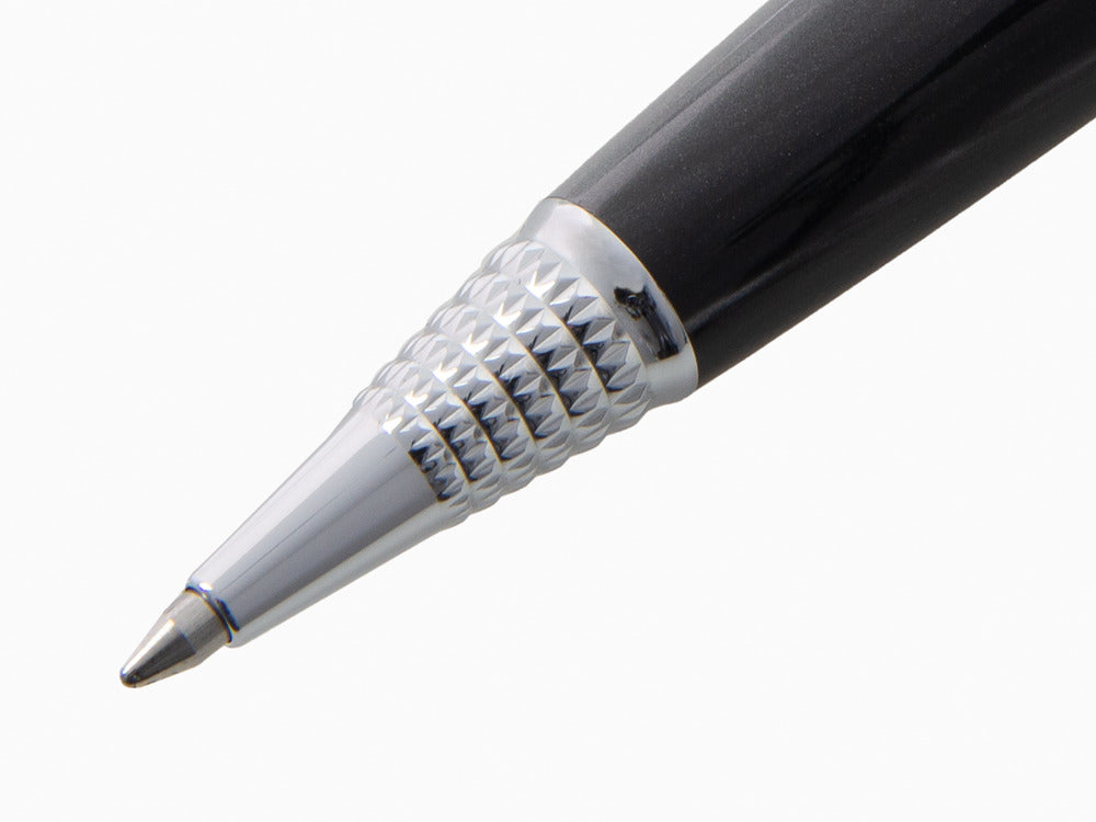 Aurora Alpha Ballpoint pen, Resin, Chrome Trim, Black, H31CN