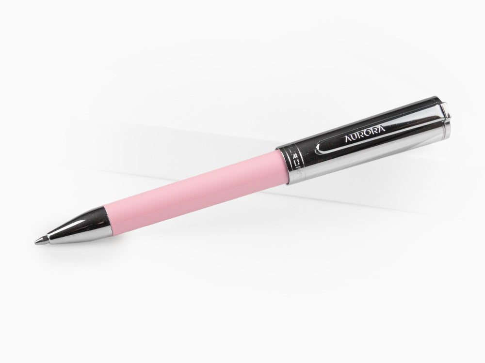 Aurora TU Ballpoint pen, Resin, Chrome trim, Rose, T31CP