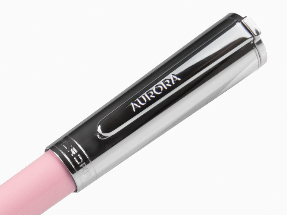Aurora TU Ballpoint pen, Resin, Chrome trim, Rose, T31CP