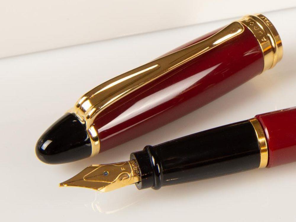 Aurora Ipsilon Fountain Pen, Resin, Gold trim, b11x