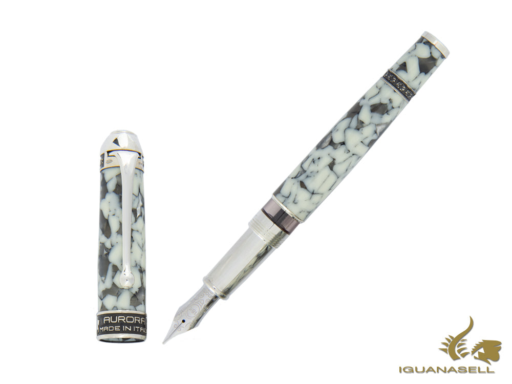 Aurora GAIVS IVLIVS CAESAR Fountain Pen, Limited Edition, Silver trims