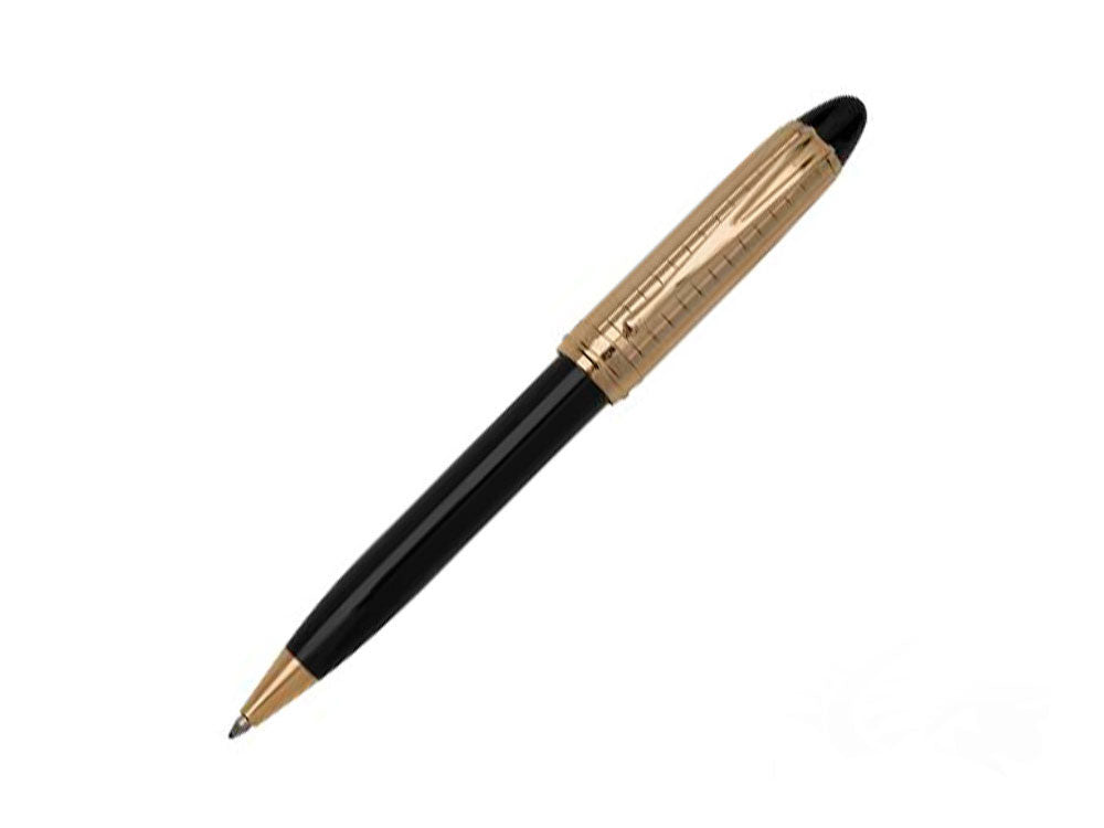 Aurora Ipsilon Quadra Gold Ballpoint pen, Resin, Black, Gold, B31-DQN