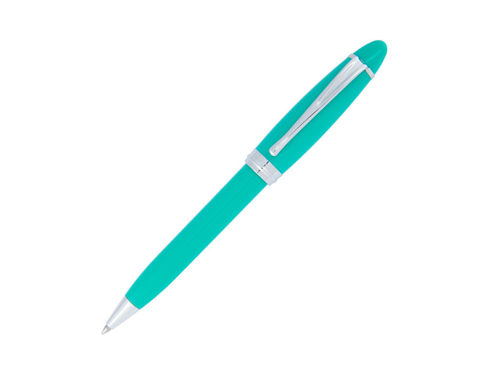 Aurora Ipsilon Summer Ballpoint pen, Resin, Chrome Trim, Green, B31-CVS