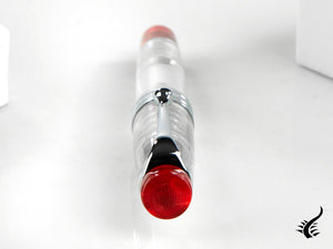 Aurora Optima Red Demonstrator Fountain Pen, Limited Ed, 570RA
