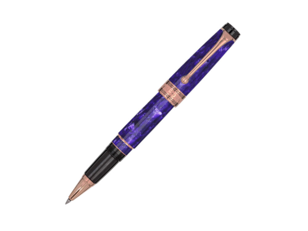 Aurora Optima Rollerball pen, Auroloide, Violet, Rose Gold PVD 975-VI