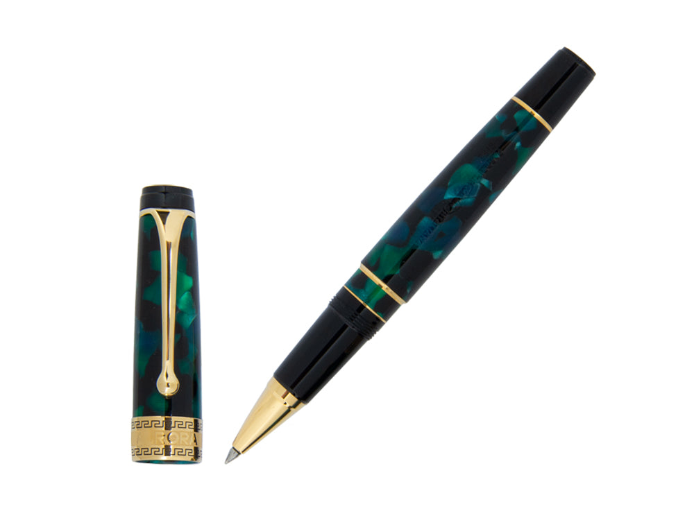 Aurora Rollerball  Optima - Emerald Green Auroloide