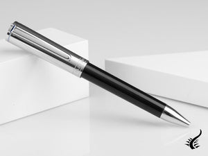 Aurora TU Ballpoint Pen - Black Resin - Chromed - T31CN