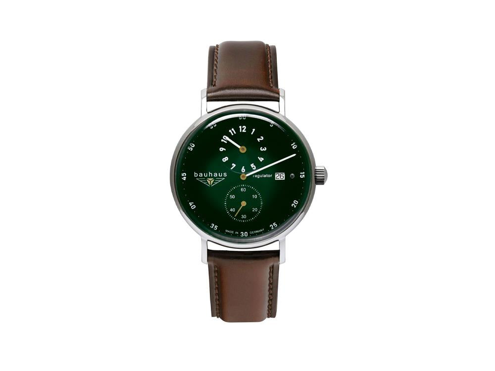 Bauhaus  Automatic Watch, Green, 41 mm, Day, 2126-4