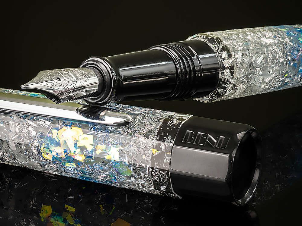 Benu Euphoria Vodka On The Rocks Fountain Pen, Silver, 05.2.10.5.0