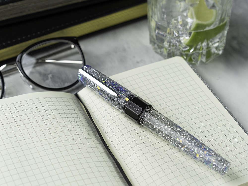 Benu Euphoria Vodka On The Rocks Fountain Pen, Silver, 05.2.10.5.0