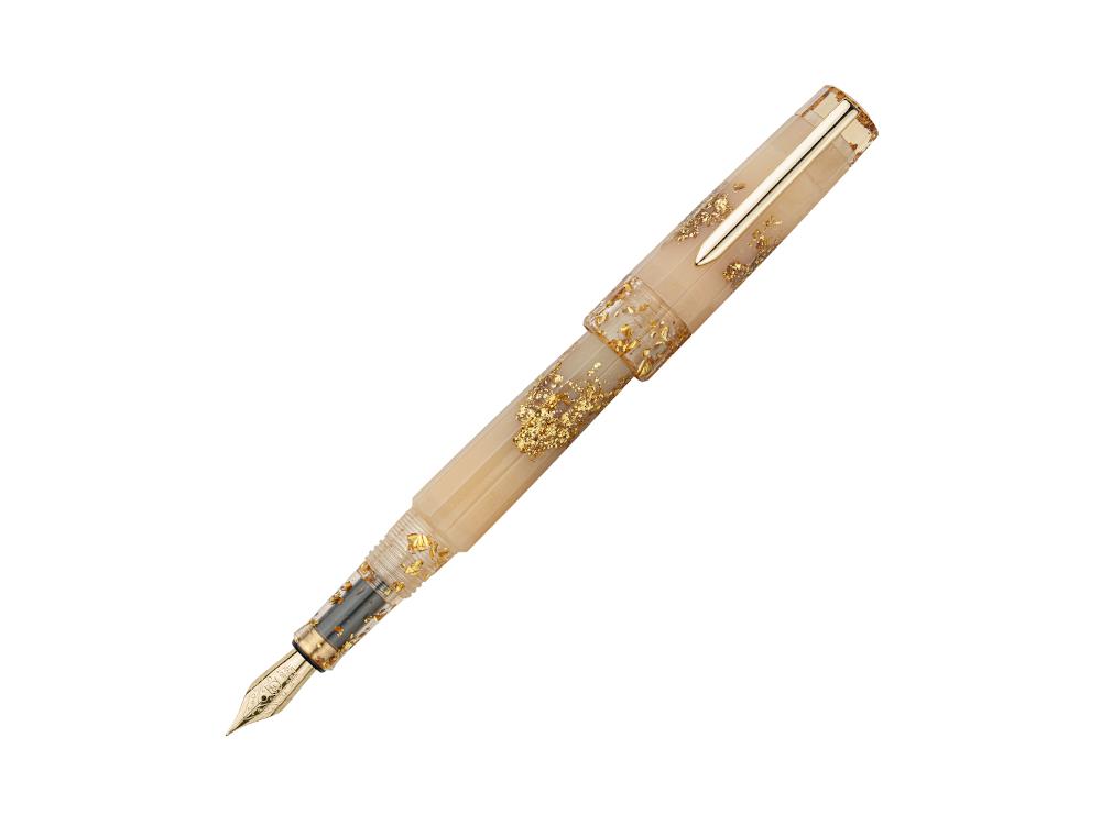 Benu Euphoria Golden Beach Fountain Pen, Resin, Amber, 05.2.147.6.0
