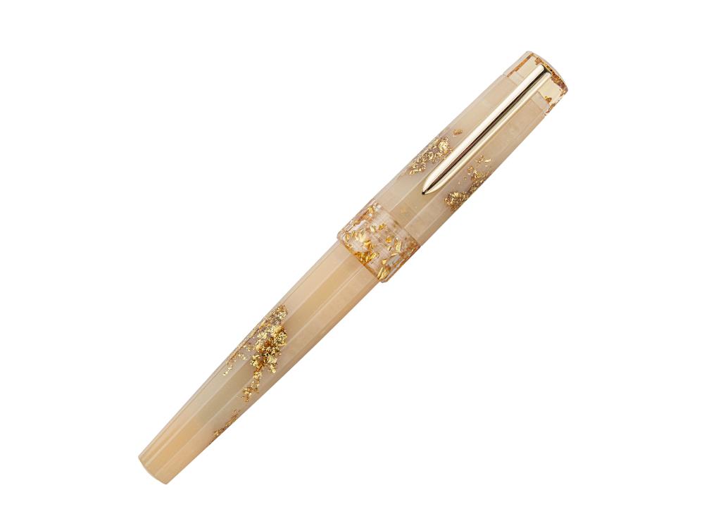 Benu Euphoria Golden Beach Fountain Pen, Resin, Amber, 05.2.147.6.0