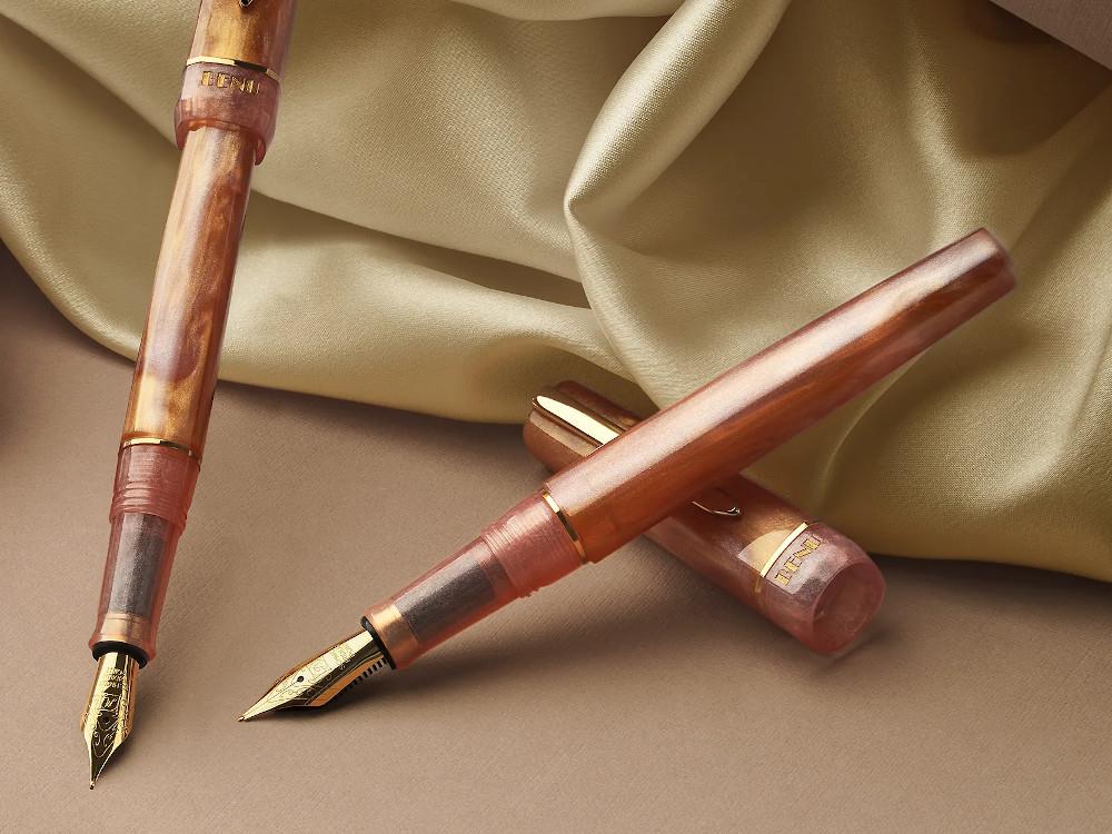 Benu Haute Lustre Fountain Pen, Resin, Amber, 11.2.3.6.0_S