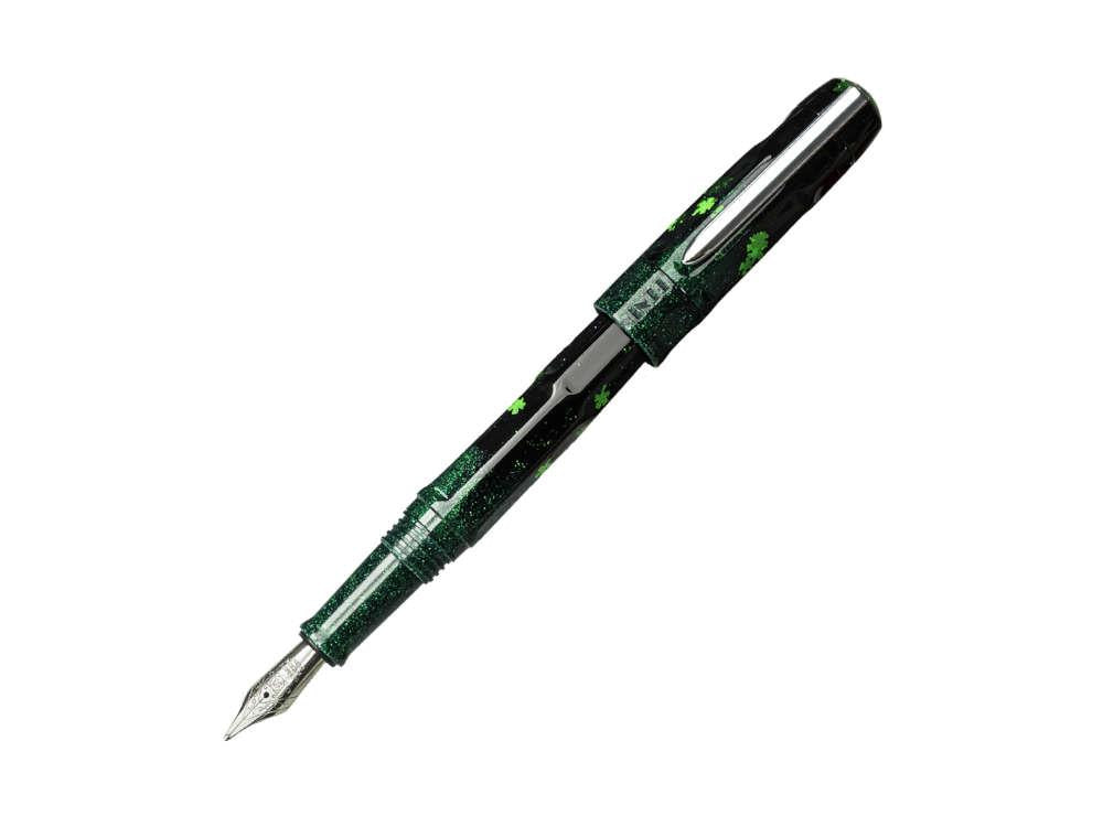 Benu Talisman Four-Leaf Clover Fountain Pen, Green, 19.2.07.5.0